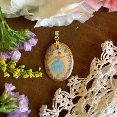 Pingente Bailarina • Rosas Doces