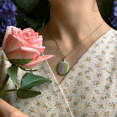 Pingente Colhendo Flores • Lilás - comprar online