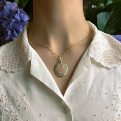 Pingente Bailarina • Rosas Azuis - comprar online