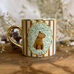 Caneca Capivara • Marrom na internet