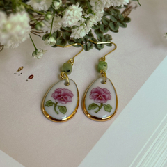 Brinco Amor-Perfeito Rosa - comprar online