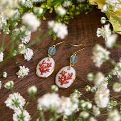 Brinco Coral Vermelho - Verônica Antonakis