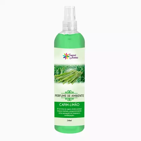Perfume de Ambiente Capim Limão 240ml Tropical Aromas