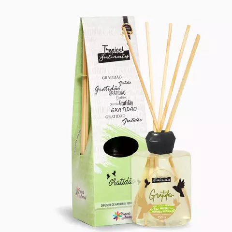 Difusor de Luxo Gratidão 350ml Tropical Aromas