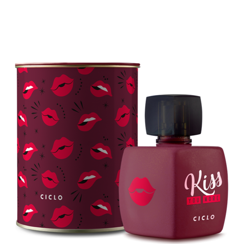 Deo Colônia Kiss Me More - Lata 100ml