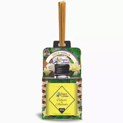 Difusor de Ambiente Coco Vanilla 300ML Tropical Aromas