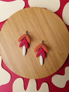 Brinco Flora Vermelho Carmim - Orgânika