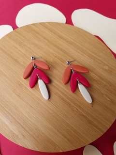 Brinco Flora Vermelho Carmim - Orgânika - comprar online