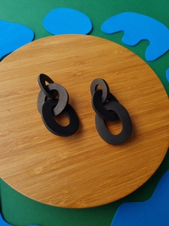 Brinco Elos Preto - Orgânika - comprar online
