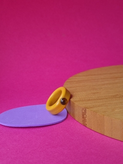Anel Amarelo Ocre - Orgânika - comprar online