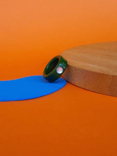 Anel Verde Oliva - Orgânika - loja online