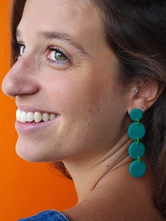 Brinco Folia Verde Esmeralda - Orgânika - comprar online