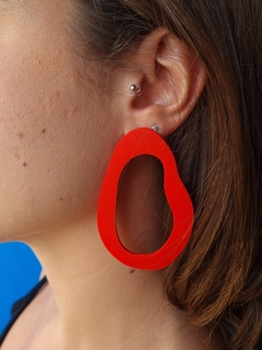 Brinco Orgânico Vermelho Escarlate - Orgânika