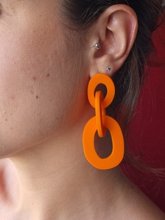 Brinco Elos Laranja Tangerina - Orgânika na internet