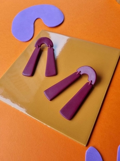 Brinco Arco Roxo Uva - Orgânika - comprar online