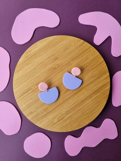 Brinco Canoa Lilás Hortênsia - Orgânika