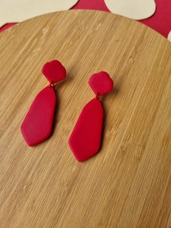 Brinco Jóia Vermelho Carmim - Orgânika - comprar online
