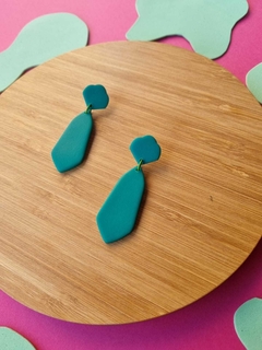 Brinco Jóia Verde Esmeralda - Orgânika - comprar online