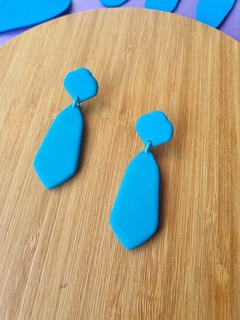 Brinco Jóia Azul Turquesa - Orgânika - comprar online