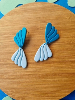 Brinco Maresia Azul Turquesa - Orgânika - comprar online