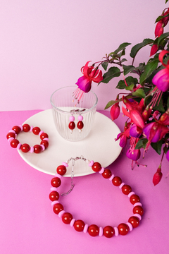 Pulseira Murano Vermelho Escarlate - Orgânika na internet