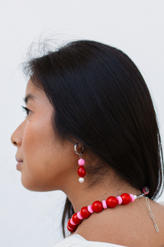 Brinco Murano Vermelho Escarlate - Orgânika