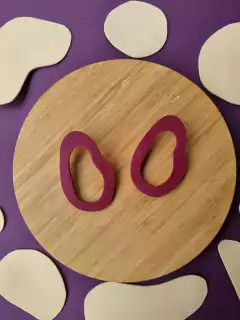 Brinco Orgânico Roxo Uva - Orgânika