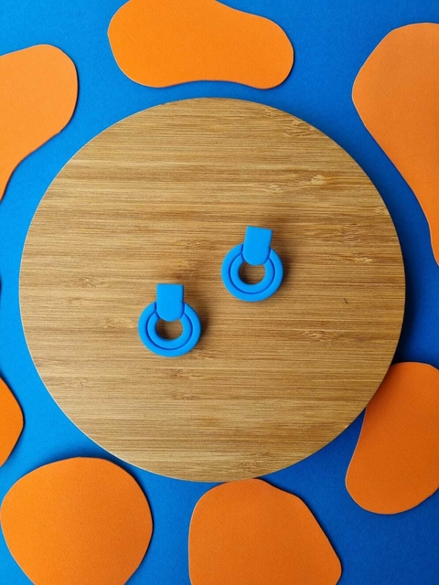 Brinco Pandora Azul Celeste - Orgânika