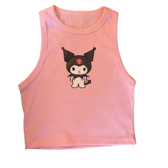 Regata cropped canelado Sanrio - comprar online