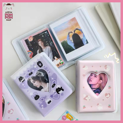 Mini álbum para photocard coração - comprar online
