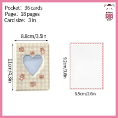 Imagem do Mini álbum para photocard coração