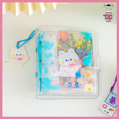 Mini álbum para photocard com pingente na internet