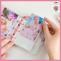 Mini álbum para photocard com pingente - Kawaii PomPom Shop