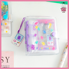 Mini álbum para photocard com pingente - Kawaii PomPom Shop