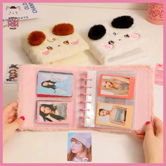 Binder de pelúcia para photocard + refil 10fls - Kawaii PomPom Shop