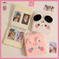 Binder de pelúcia para photocard + refil 10fls - loja online