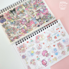 Caderno de adesivos Sanrio - Kawaii PomPom Shop