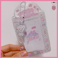 Imagem do Card holder glitter com pingente