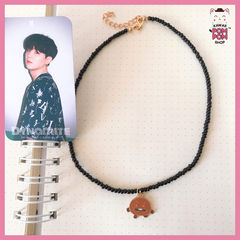 Colar de miçangas com pingente de metal BTS BT21 - loja online