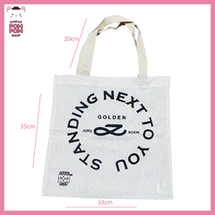 Bolsa ecobag Jung Kook - Golden na internet