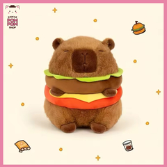 Pelúcia capivara sanduíche 20cm
