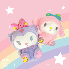 Pelúcia Sanrio Kuromi e My Melody