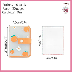 Mini álbum porta cartão/photocard - Kawaii PomPom Shop