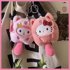 Chaveiro pelúcia Sanrio coleção gatinho - comprar online