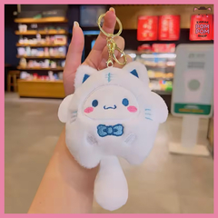 Chaveiro pelúcia Sanrio coleção gatinho na internet