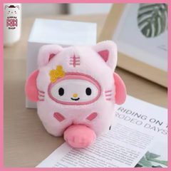 Chaveiro pelúcia Sanrio coleção gatinho