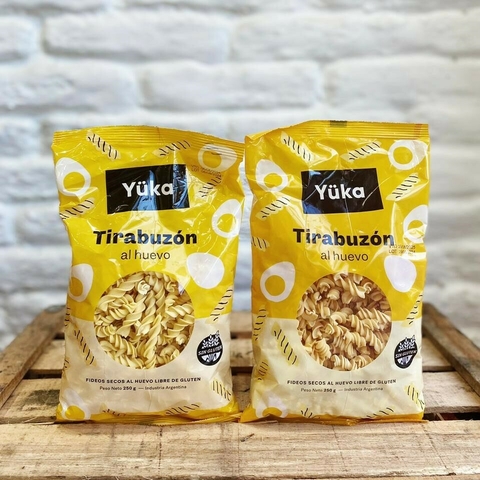 Fideos al huevo tirabuzón-Yuka-250gr