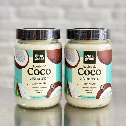 Aceite de coco neutro-Chia graal-660gr - comprar online