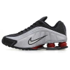 Tênis Nike Shox R4 Cinza e preto/vermelho