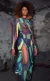 Vestido Echo Azul y Verde en internet